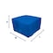 Eevelle Meridian Square Table Set Cover, Royal Blue, 98 in L x 98 in W x 25.5 in H MDTSQCL-RYL - alternate 1
